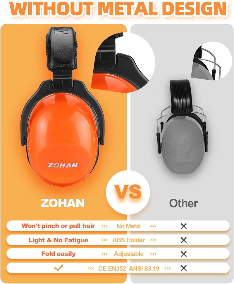 Zohan 030 Kids Noise Cancelling Headphones for Autism Kids Ear Protection - Image 4